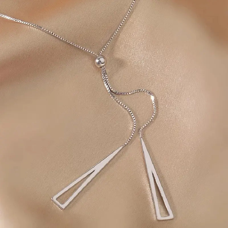 Women's Hip Hop Tassel Necklace – Adjustable Zinc Alloy