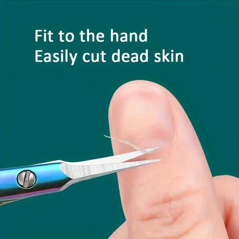 Stainless Steel Cuticle Scissors – Nail & Dead Skin Care Tool