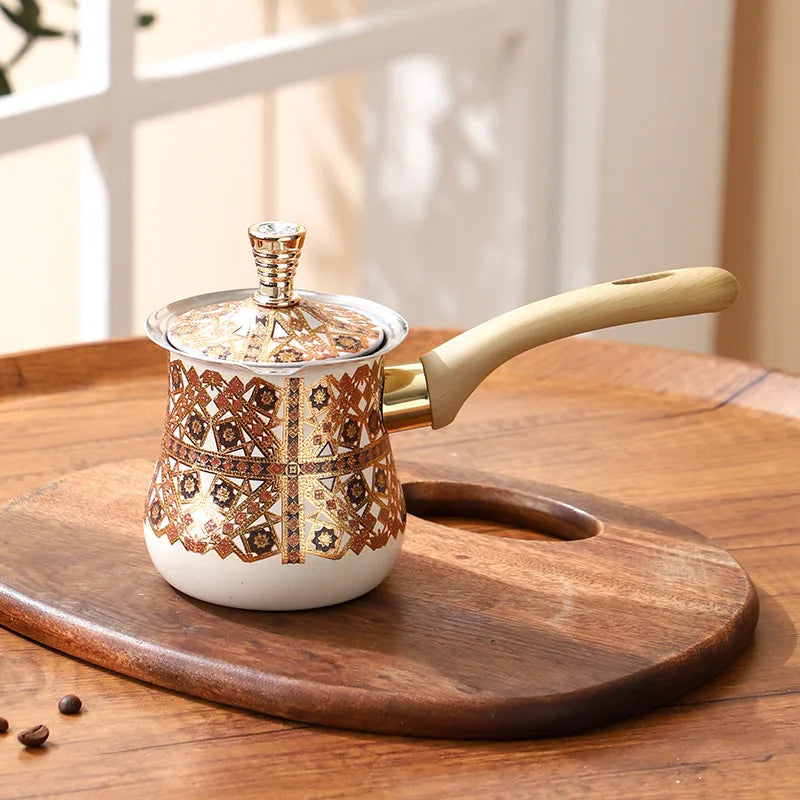 Nixie 550ml Turkish Coffee Pot – Stainless Steel Milk & Tea Maker