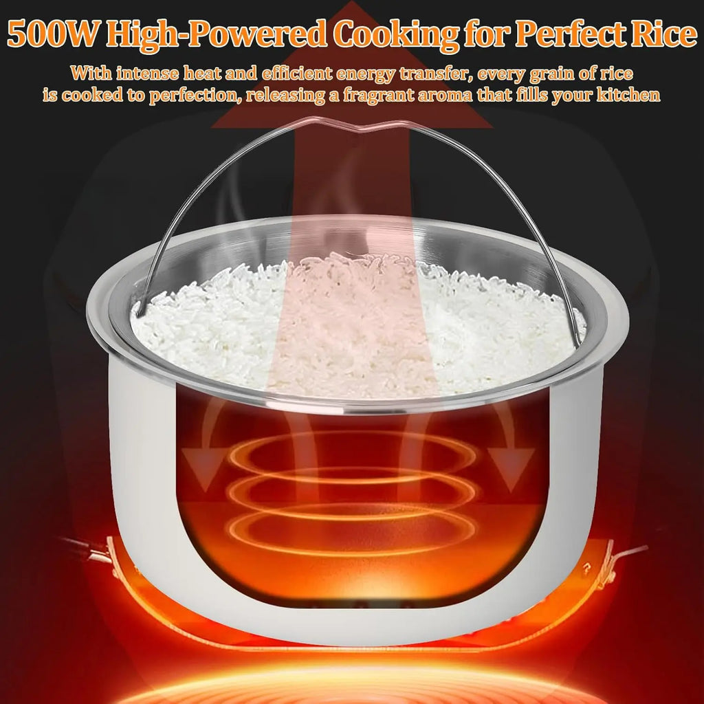 DUTRIEUX Digital Mini Rice Cooker – Non-Stick Multi-Function