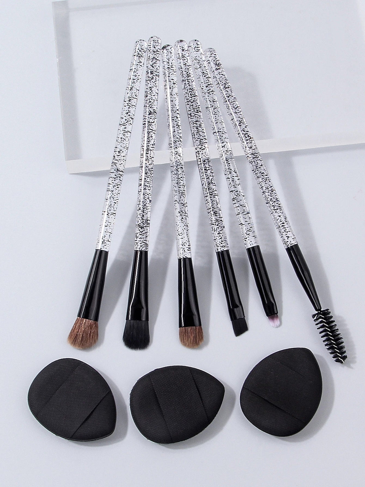 9-Piece Makeup Brush Set – Eye, Contour & Concealer Brushes