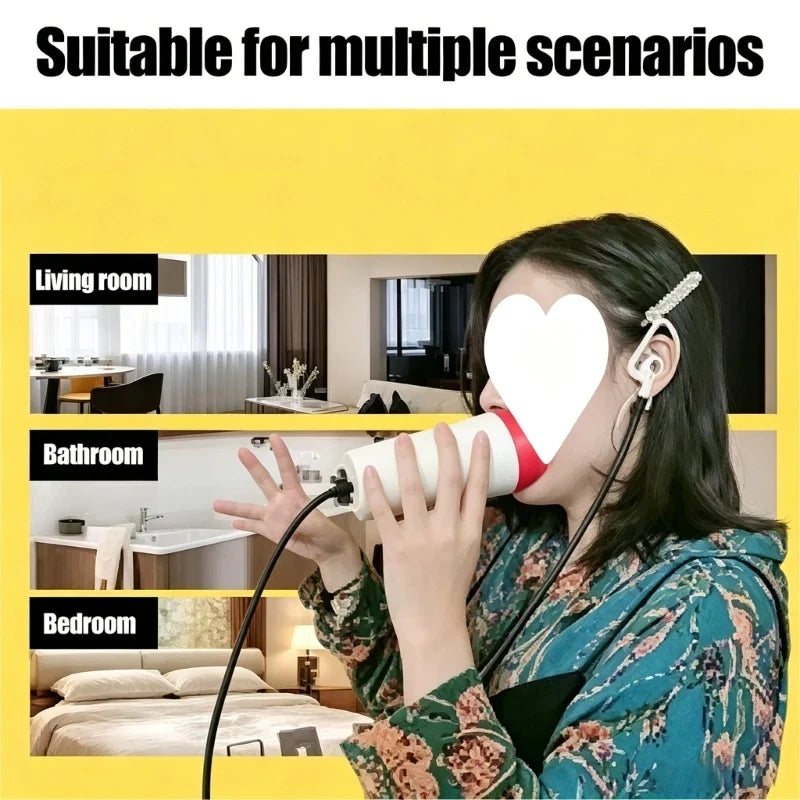 Wearable Vocal Dampener Cup – Ear Hook Voice Practice Accessory