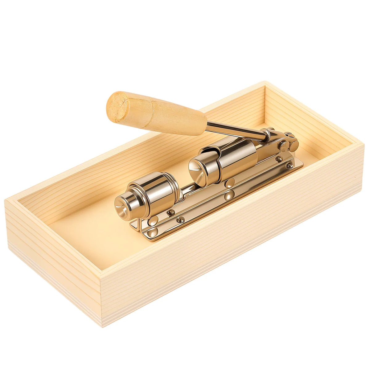 Pecan Nutcracker Stainless Steel & Wood Nut Cracker Tool