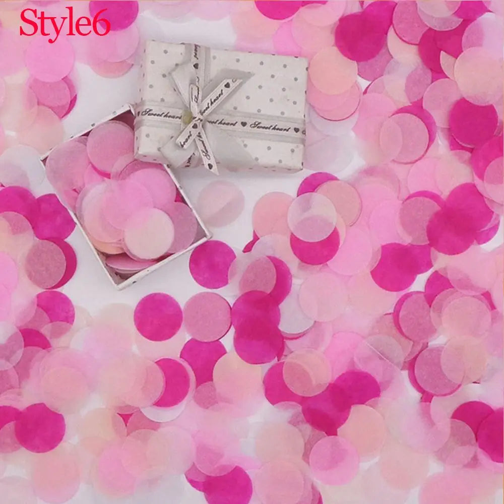 Round Confetti Tissue Paper 10g – Wedding & Party Decor