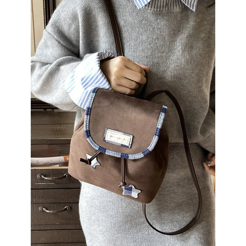 Nixie Vintage Chic College Style Backpack for Women
