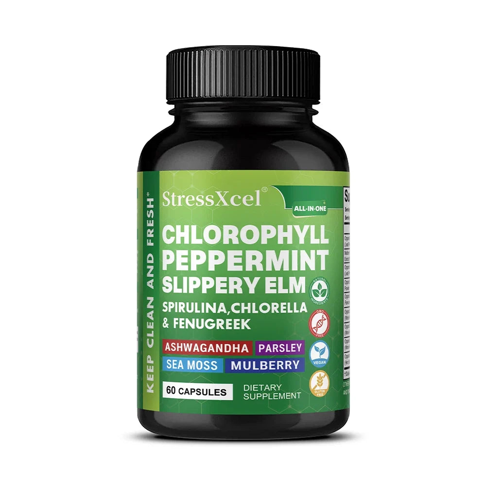 Spirulina & Chlorella Capsules – Superfood Cleanse Supplement