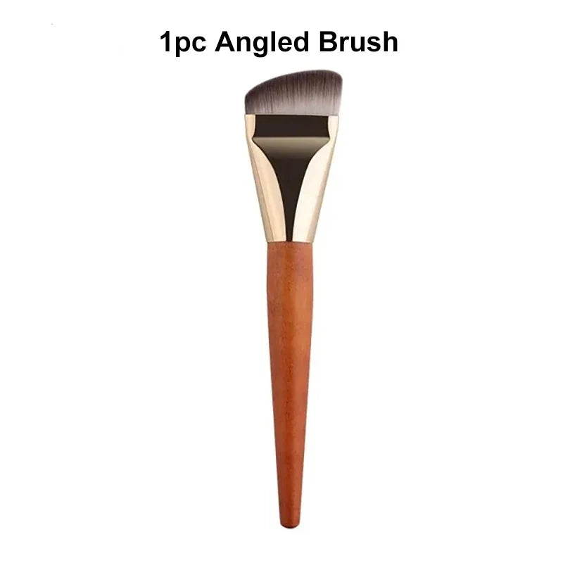 Ultra Thin Foundation & Contour Brush Set | Soft Blending