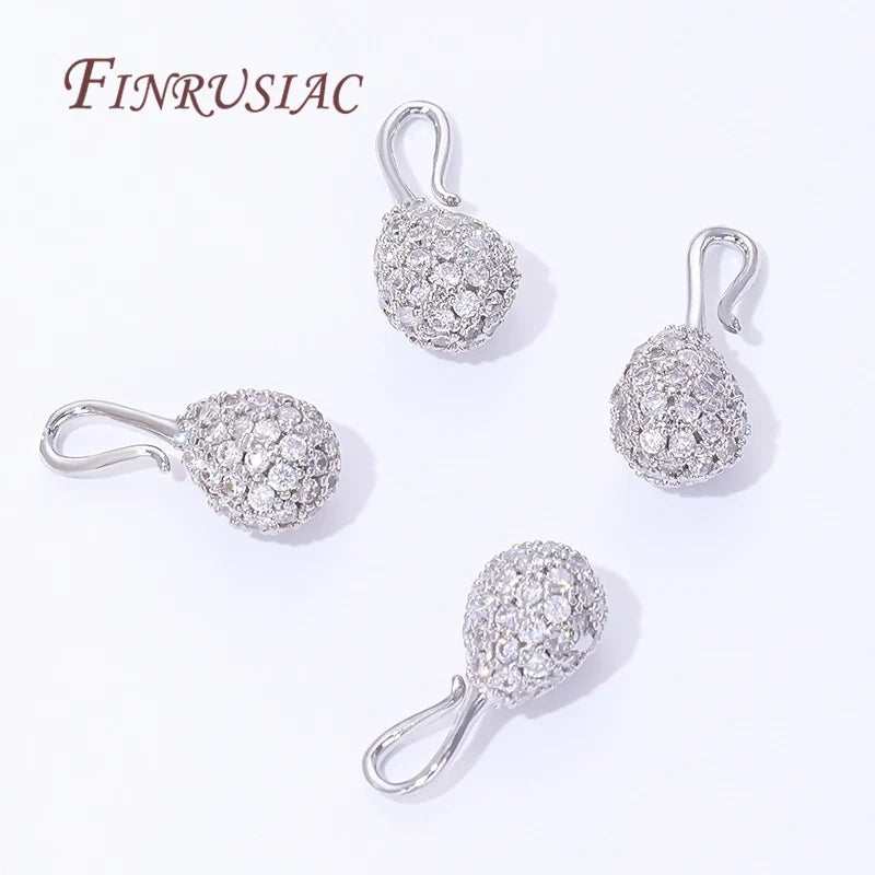 18K Gold Plated Zircon Charm Pendants | DIY Jewelry Making