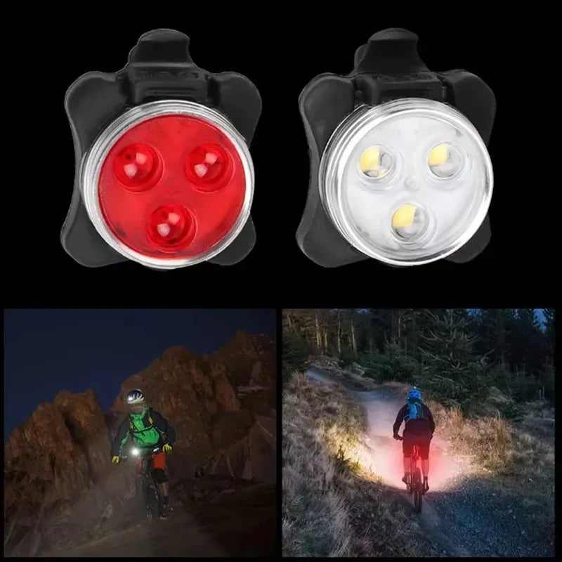 BUCKLOS USB Rechargeable Bike Light – LED Headlight & Taillight
