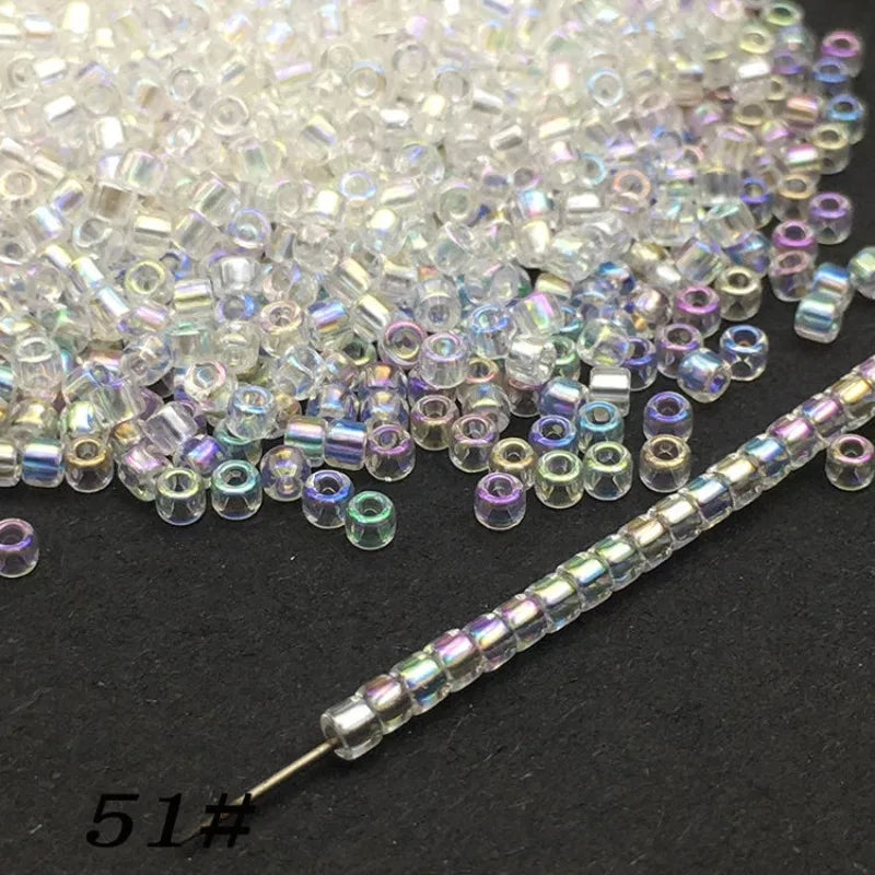 Miyuki Delica 2mm Glass Beads 500Pcs – 18 Colors for DIY