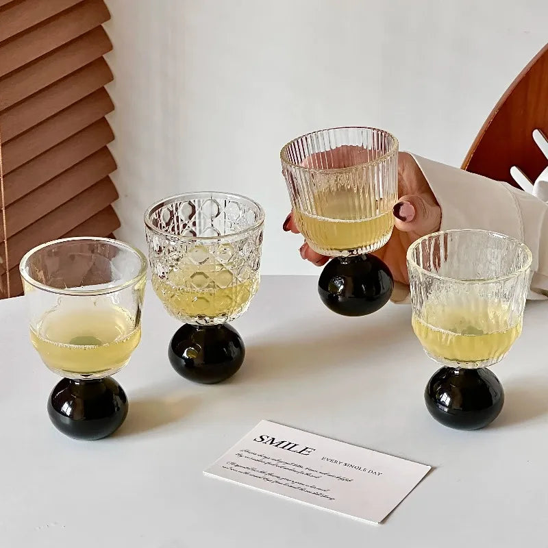 Nixie Ball Base Glass Cup – Mid-Century Whiskey & Cocktail