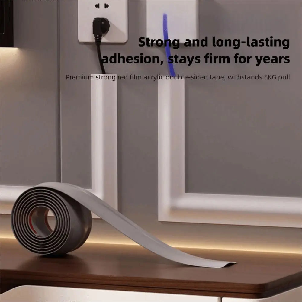 PVC Floor Cord Cover – Flexible Cable Management Protector