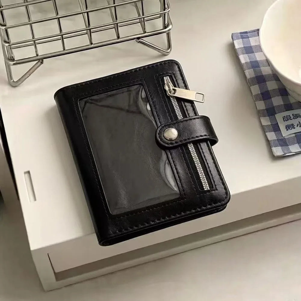 Nixie M5 PU Leather Binder Notebook | Photo Window 5-Ring Journal