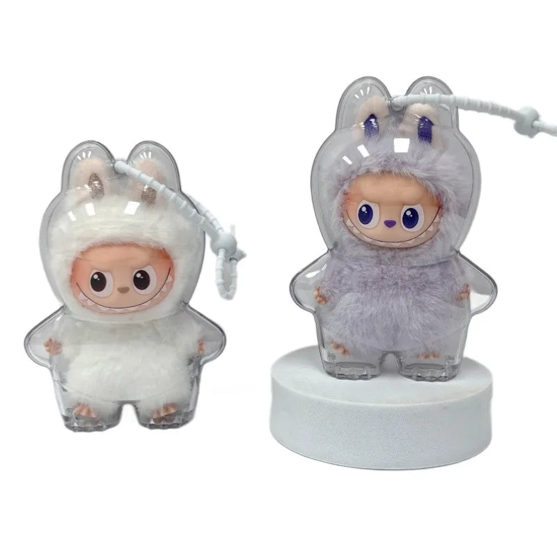 Labubu 4.0 Transparent Protective Display Box – LOVE Series