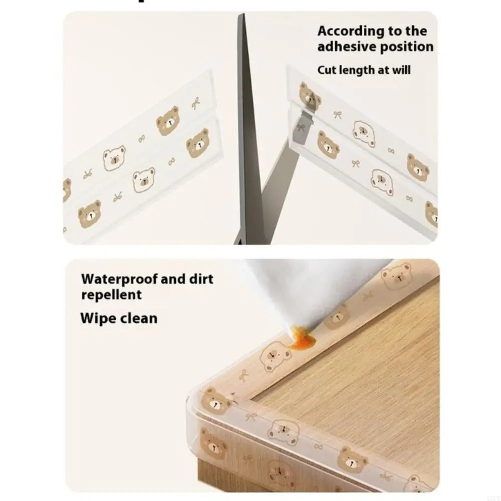 2m Baby Safety Table Edge Guard Strip | Transparent PVC Cushion