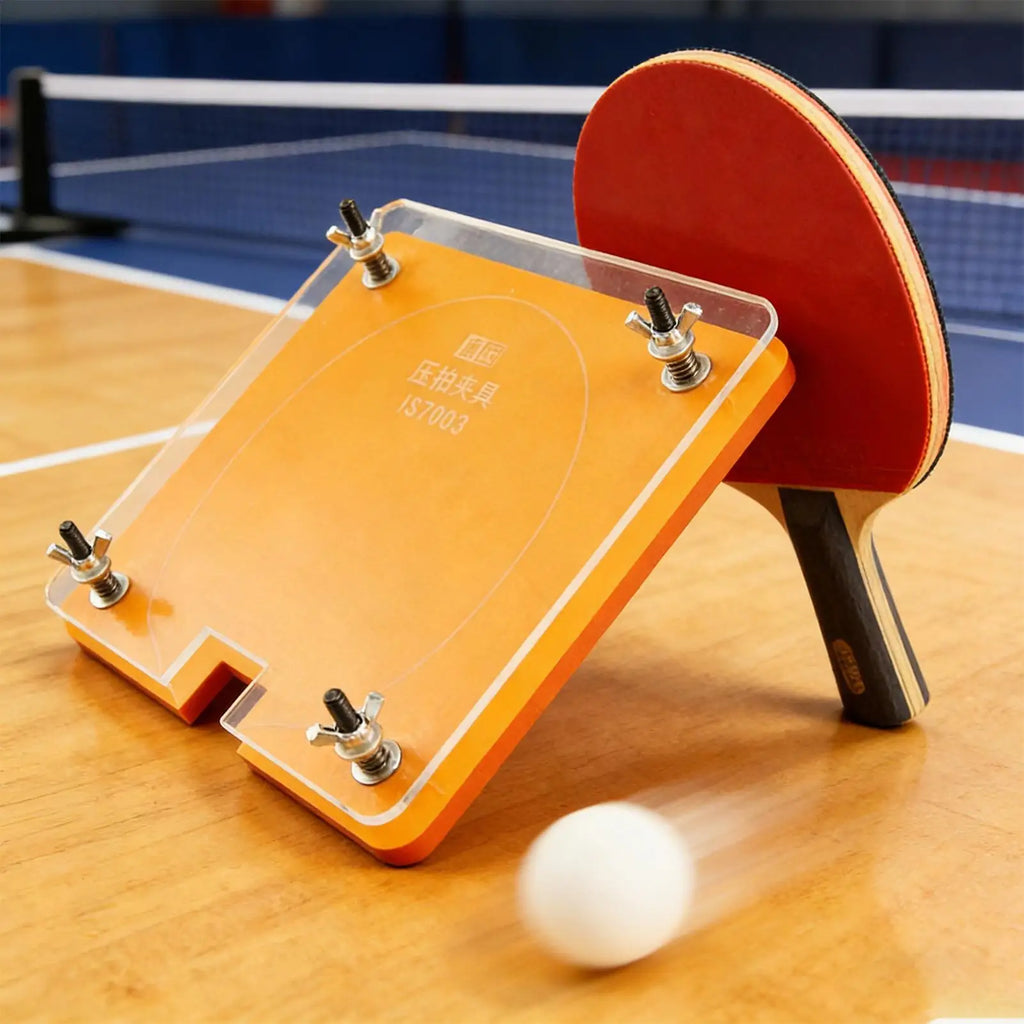 Table Tennis Paddle Press & Rubber Edge Cutter Tool Set