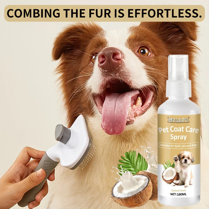 Pet Detangling Spray – Smooth & Tangle-Free Cat Coat
