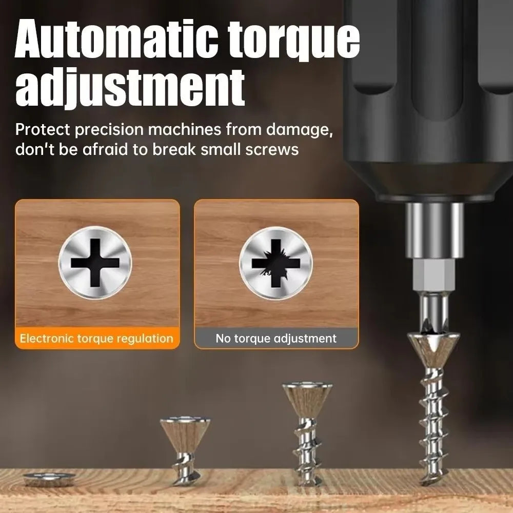 USB Rechargeable Cordless Electric Screwdriver | Variable Speed