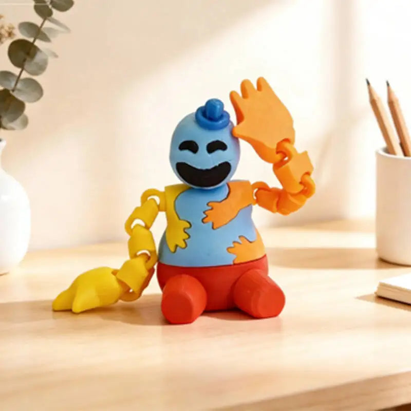 3D Printed Articulated Monster Figure | Poseable Horror Collectible