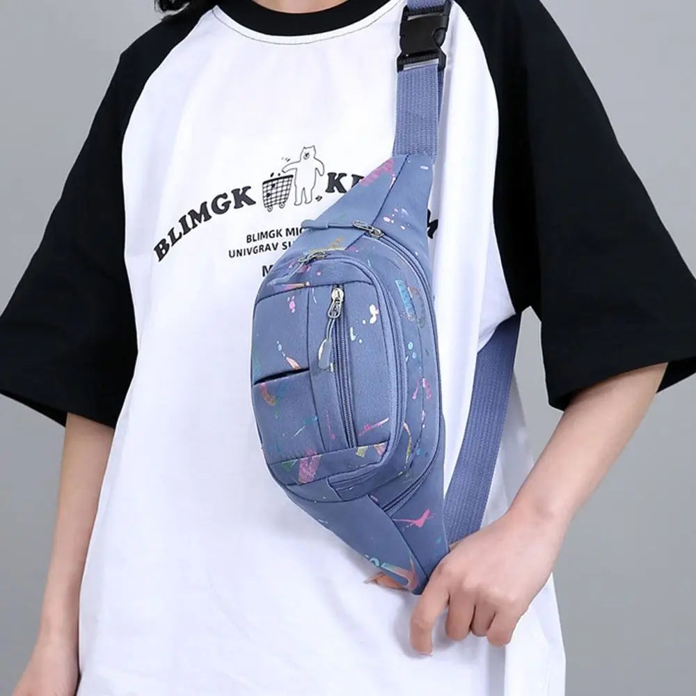 Women's Sport Waist Bag – Multi-Compartment Crossbody