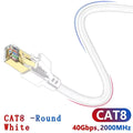 Cat8 Ethernet Cable 40Gbps 2000MHz SFTP Double Shielded RJ45