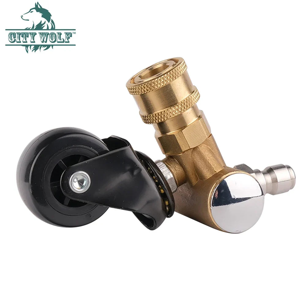 Pressure Washer Quick Connect Swivel Wheel Adapter Set