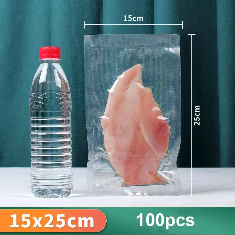 Vacuum Sealer Bags 100-Pack | Food Storage Packaging