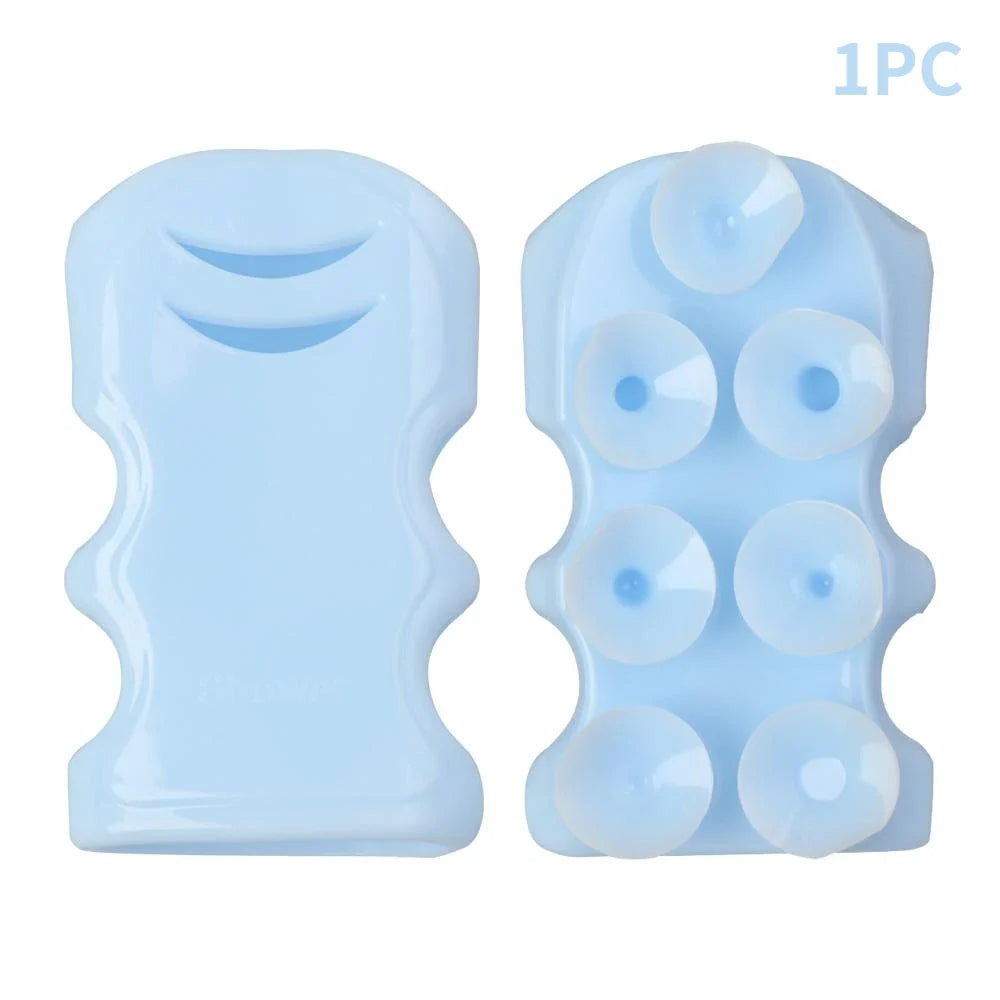 Adjustable No-Drill Suction Cup Shower Head Holder – Silicone
