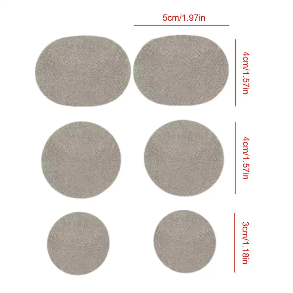 6-Pack Self-Adhesive Shoe Repair Patches – Heel & Toe Fix