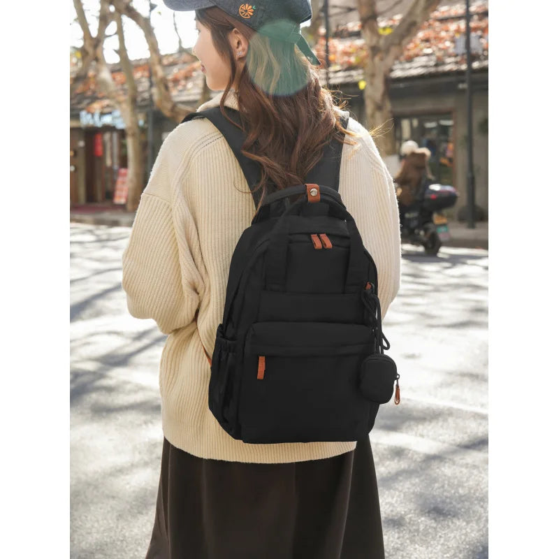Nixie Lightweight Nylon Backpack – Laptop, Travel & Commute