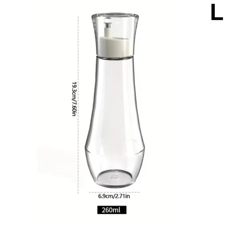 Refillable Glass Mouthwash Dispenser with Lid – 5 & 8.8 oz
