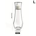 Refillable Glass Mouthwash Dispenser with Lid – 5 & 8.8 oz