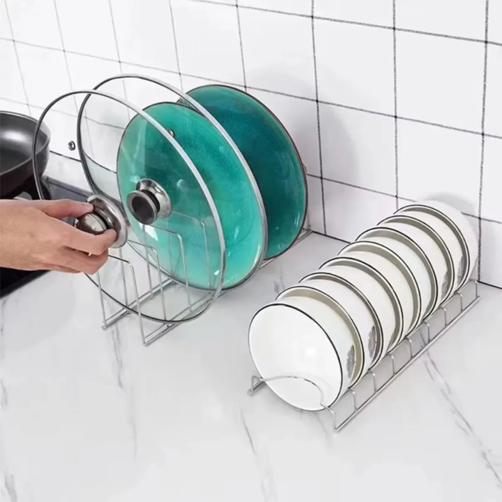 Stainless Steel Dish Drying Rack & Kitchen Countertop Organizer