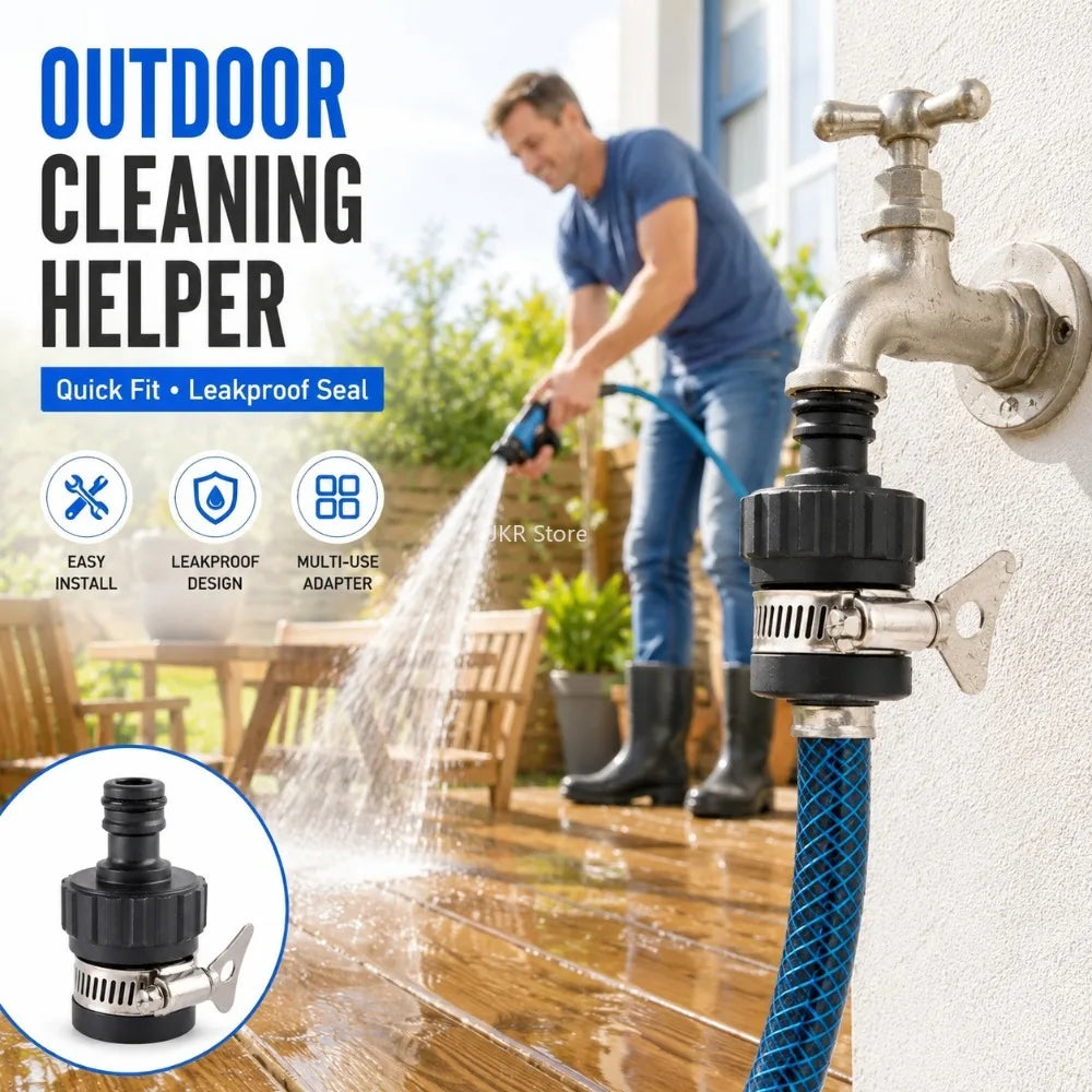 Universal Faucet Adapter Quick Connect Hose Fitting for Garden & Car