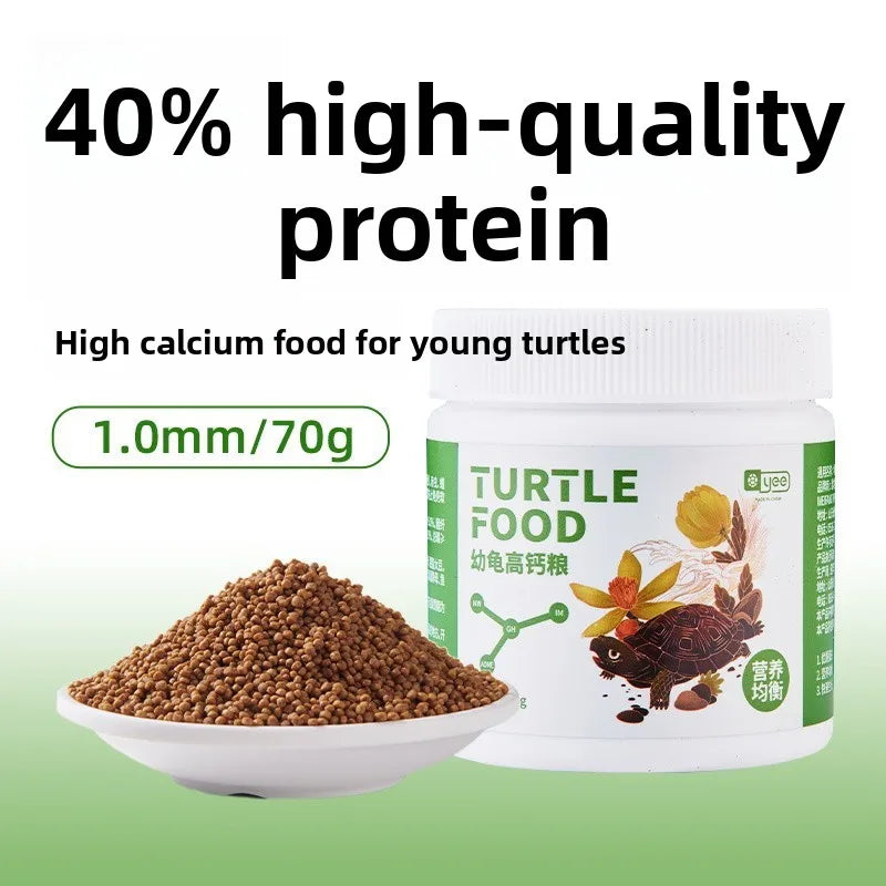 Yee Turtle Food for Young & Adult Turtles – 200g Granules