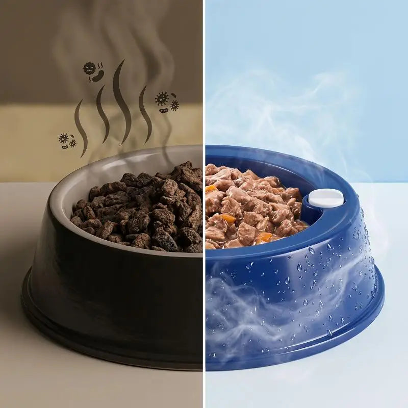 Summer Cooling Dog Bowl – Ice Pet Water Feeder | Cold Retention