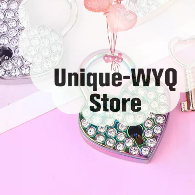 Heart Shaped Metal Keyed Padlock for Jewelry Box & Gifts