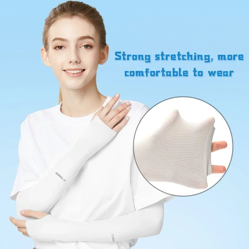 X-TIGER Ice Silk UV Protection Arm Sleeves | Cycling Summer