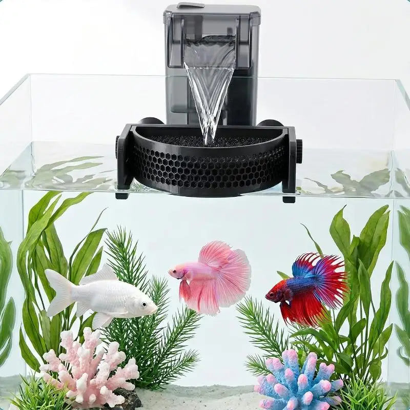 Aquarium Filter Baffle with Suction Cups – Betta & Shrimp Flow Reducer