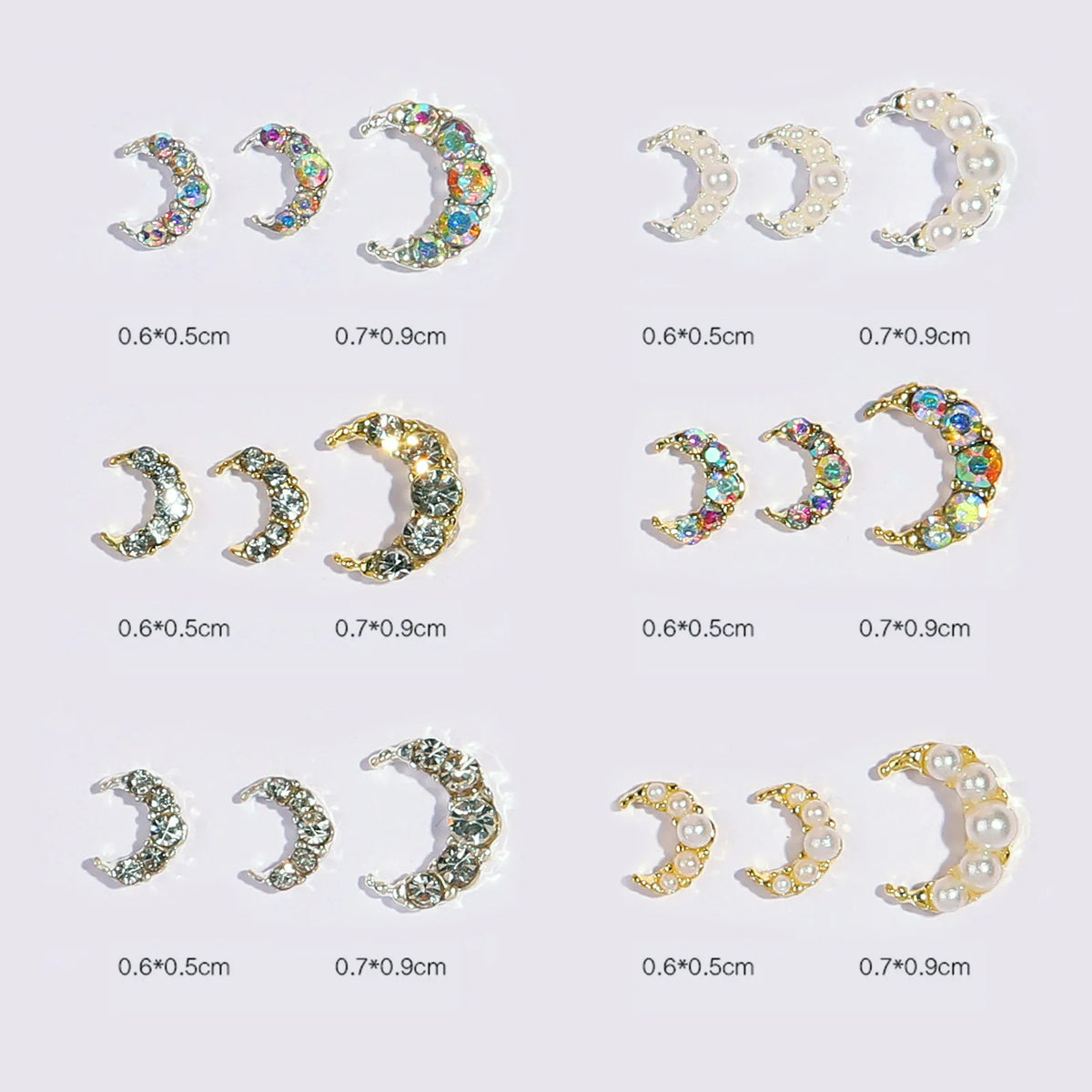 Nail Art Charms & Rhinestones Metal Nail Decorations
