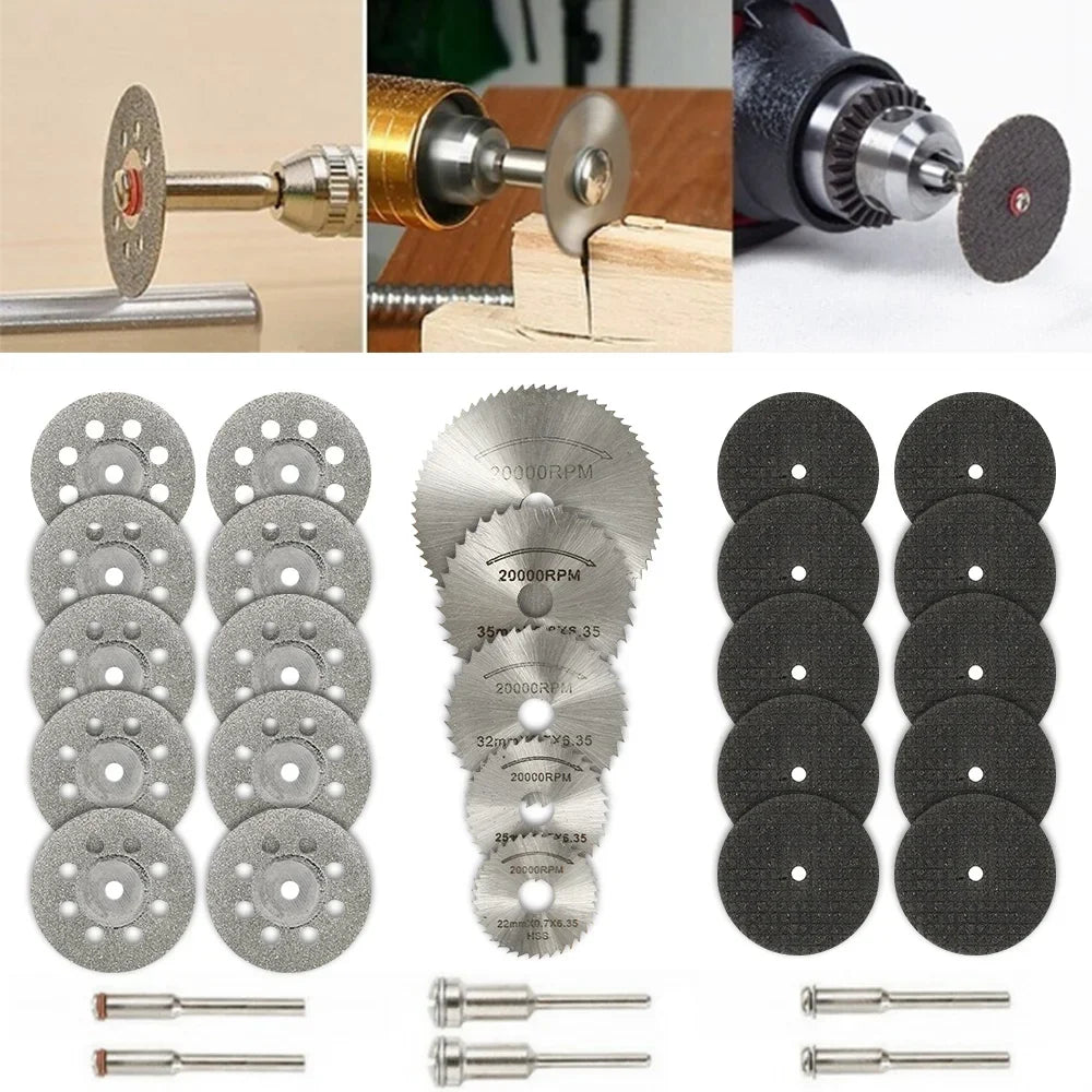 Mini Circular Saw Blade Set – Diamond Cutting & Grinding Discs
