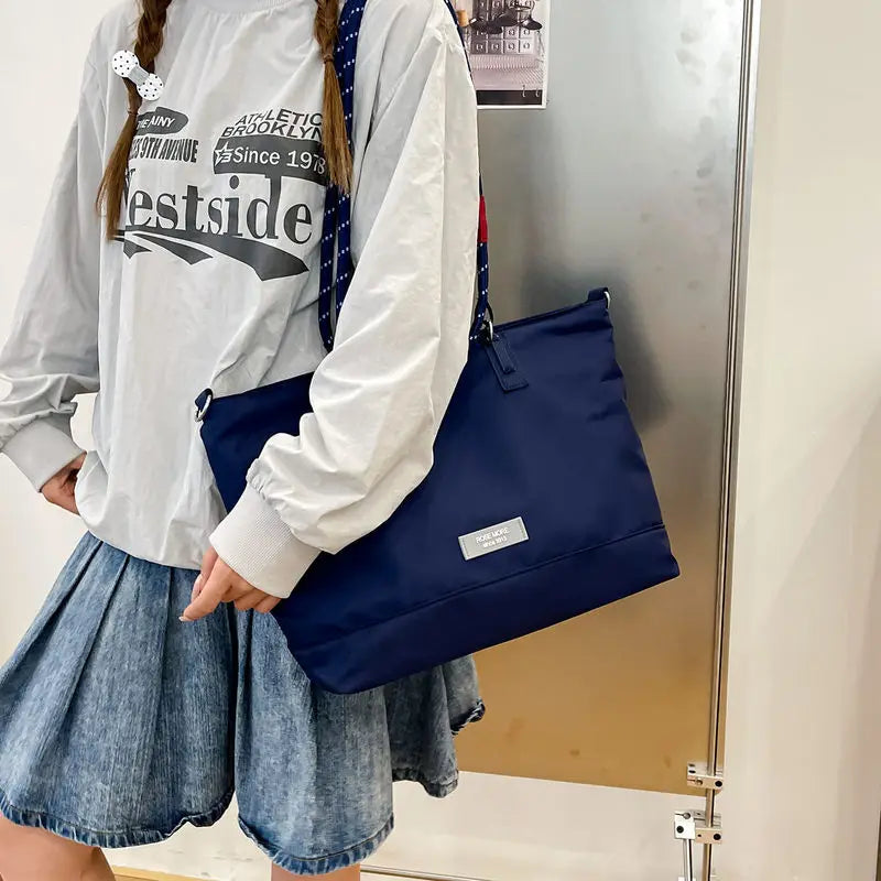 Nixie Large Nylon Tote Bag – Lightweight Waterproof Crossbody
