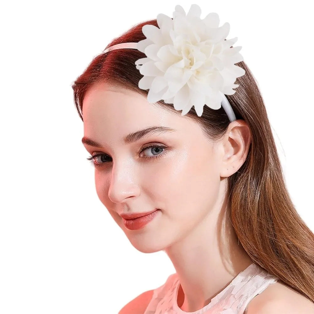 Big Flower Girls Headband – Multi-Layer Princess Hairband
