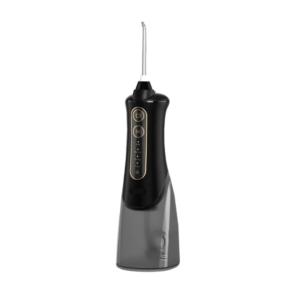 WaterPulse Rechargeable Water Flosser – 4 Modes IPX7 350ml