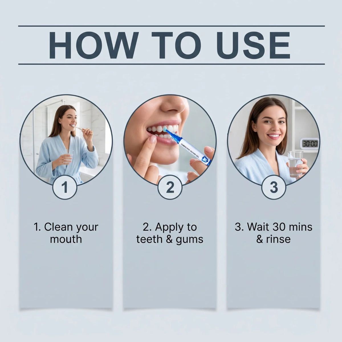 Gum Repair Gel – Plaque Removal, Whitening & Gum Care