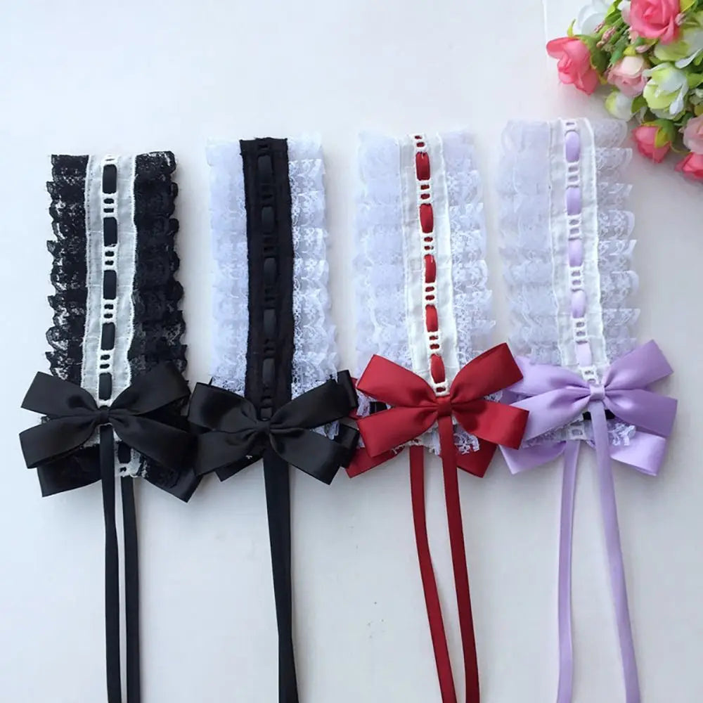 Lolita Headband Bowknot Sweet Lace Hairband | Cosplay Accessory