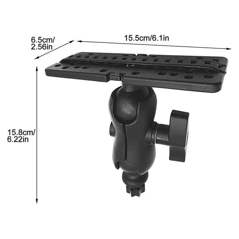 Swivel Fish Finder Mount – 360° GPS Bracket for Kayak