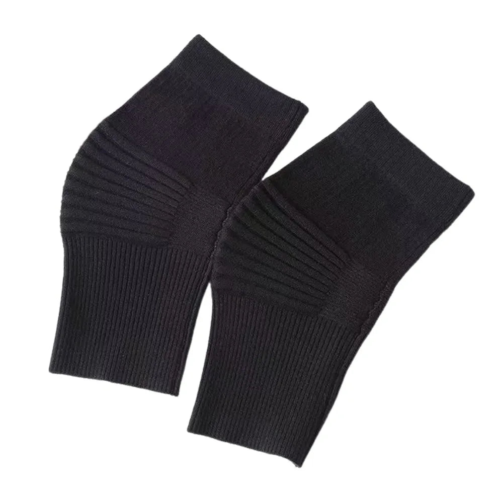 Cotton Thermal Knee Warmer Sleeve – Unisex Soft Knit Support