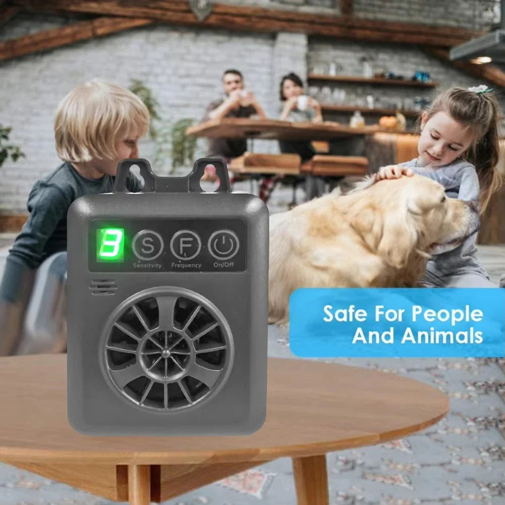 Ultrasonic Dog Bark Deterrent Device – Outdoor & Indoor
