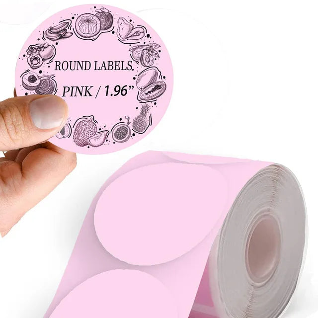 Phomemo M200 Color Labels 40x30mm 3 Rolls 690 Labels Pink/Khaki/Blue